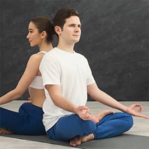 Back-to-Back Seated Pose