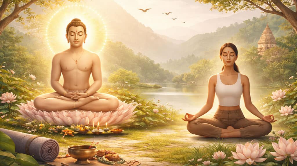 Mahavir Jayanti & Yoga: Timeless Wisdom for a Peaceful and Purposeful Life