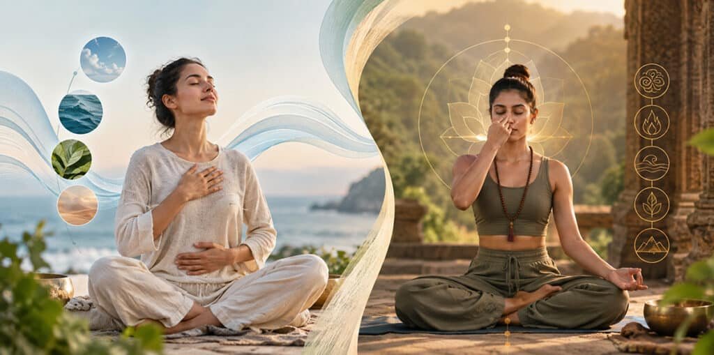 Difference Between Breathwork and Pranayama