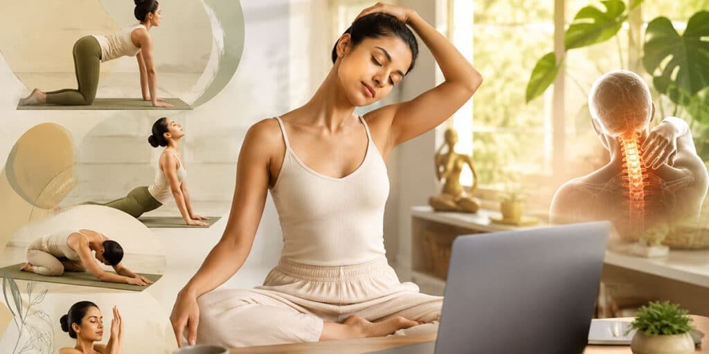Yoga for Neck Pain from Laptop Use